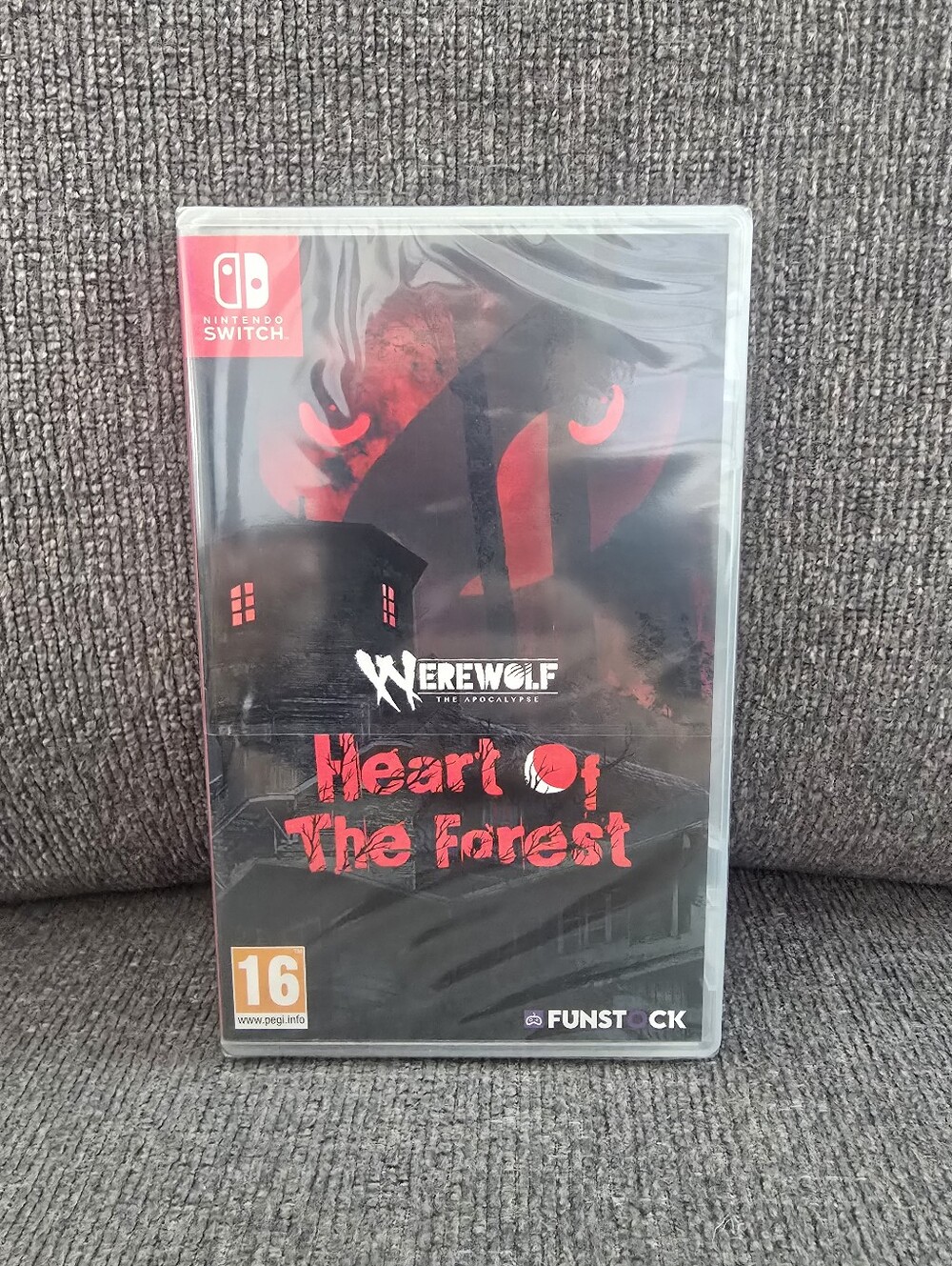 Nintendo Werewolf: Heart of the Forest - Black & Red Artwork Poster